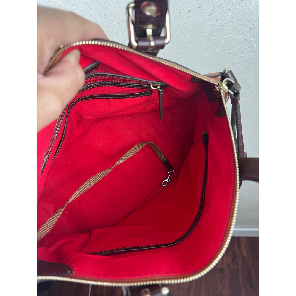 Dooney & Bourke Leather Trina Satchel - Picture 4 of 9
